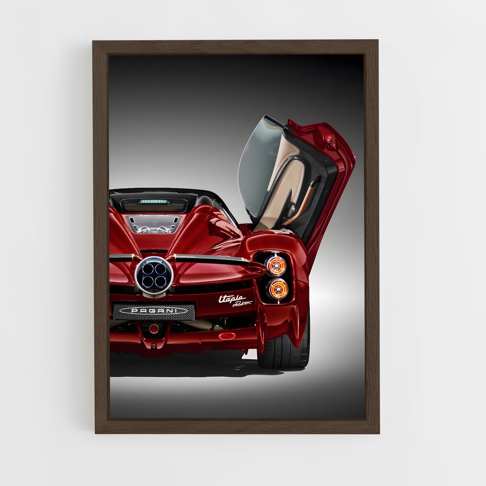 Poster Supercar Utopia – affiche Pagani (vue 5)